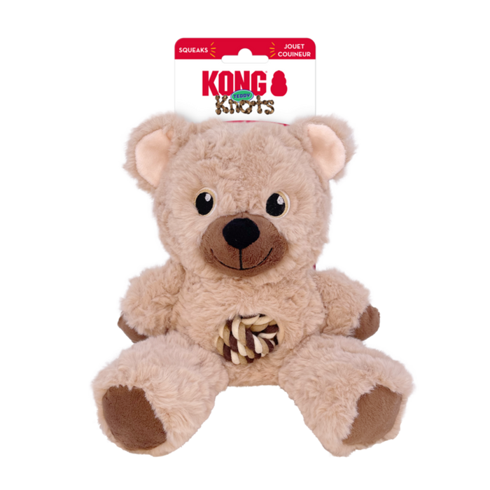 Kong Knots Teddy Assorted Dog Toy