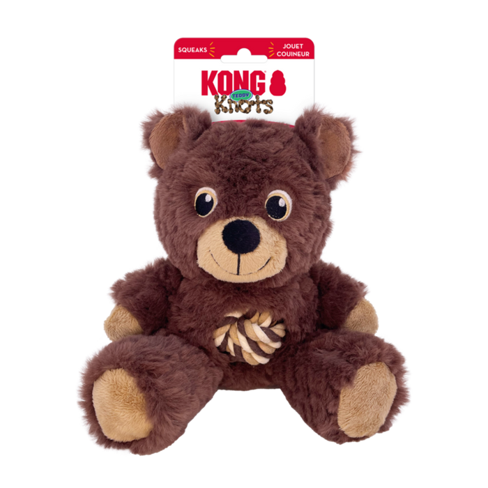 Kong Knots Teddy Assorted Dog Toy