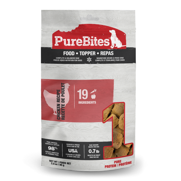 PureBites Dog Food Topper Chicken Recipe