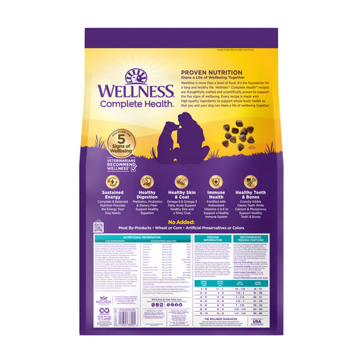 Wellness Complete Health Natural Adult Whitefish and Sweet Potato Recipe Dry Dog Food