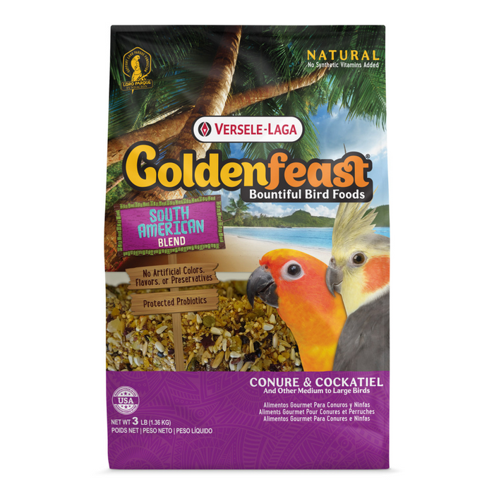 Higgins Versele-Laga Goldenfeast South American Blend for Conures & Cockatiels