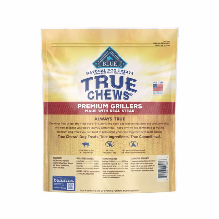 Blue Buffalo Truechews Steak Grillers Dog Treats