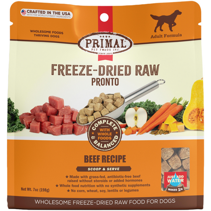 Primal Canine Beef Formula Freeze-Dried Pronto