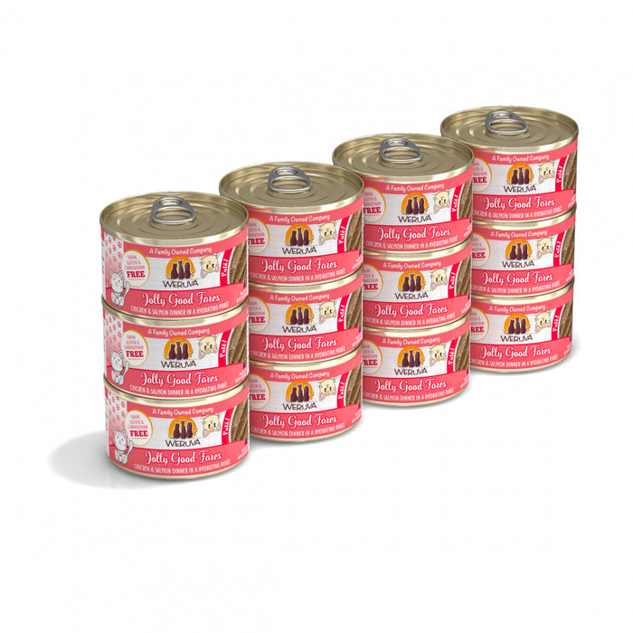 Weruva Classic Cat Pate Jolly Good Fares with Chicken & Salmon Canned Cat Food