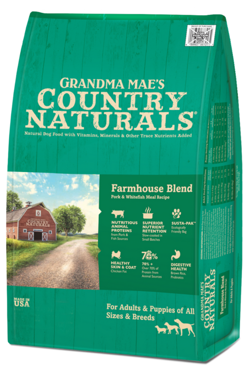 Grandma Mae's Country Naturals Farmhouse Blend Dry Food for Dogs