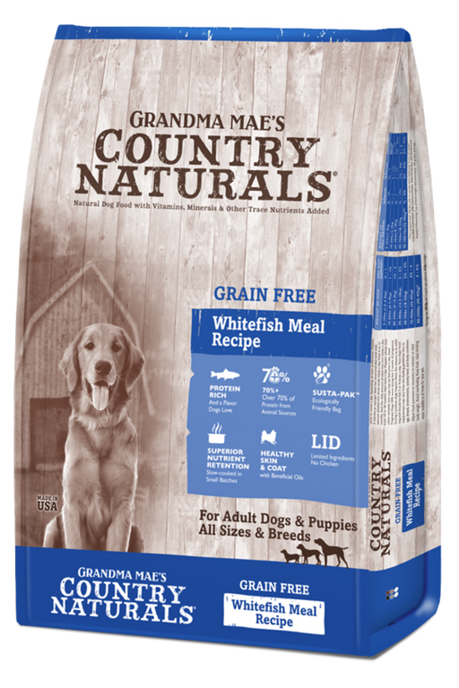 Grandma Mae's Country Naturals Grain Free WhiteFish Dry Food for Dogs