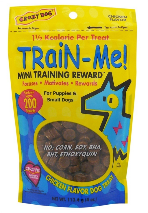 Crazy Dog Train-Me! Mini Soft & Chewy Chicken Dog Treats