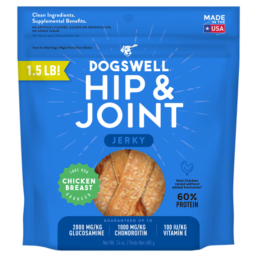 Dogswell Hip & Joint Jerky Chicken Breast Dog Treats