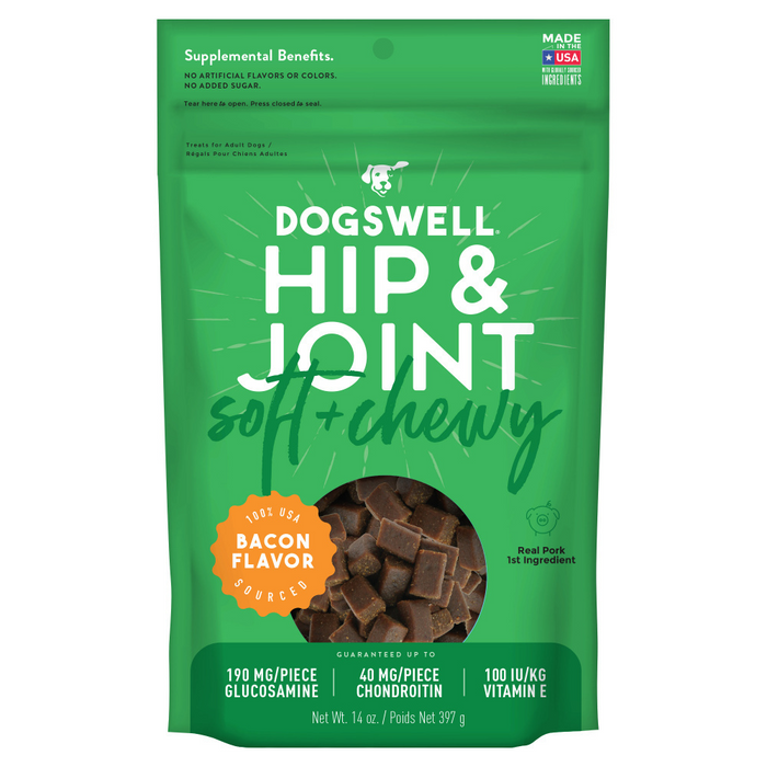 Dogswell Hip & Joint Soft & Chewy Bacon Dog Treats