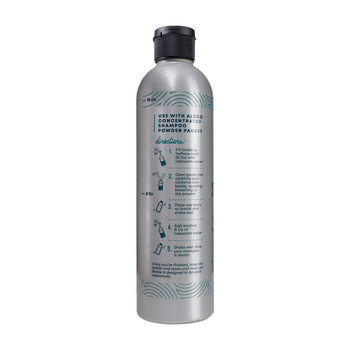 Alzoo Sustainable Concentrated Powder Shampoo Bottle