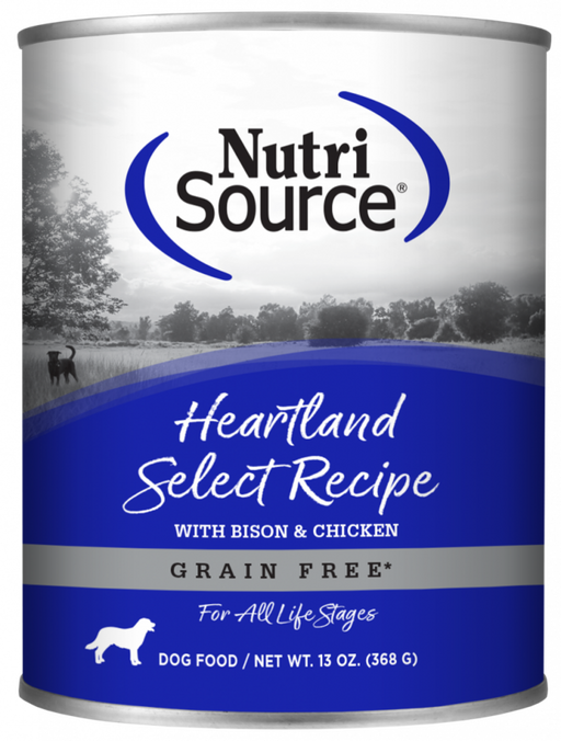 NutriSource Grain Free Heartland Select Formula Canned Dog Food