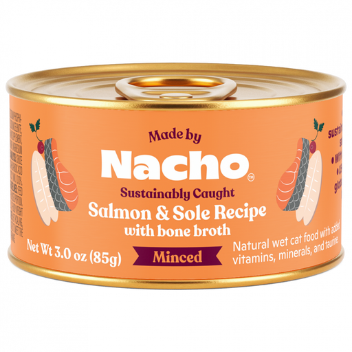 Made By Nacho Sustainably Caught Minced Salmon & Sole Recipe With Bone Broth