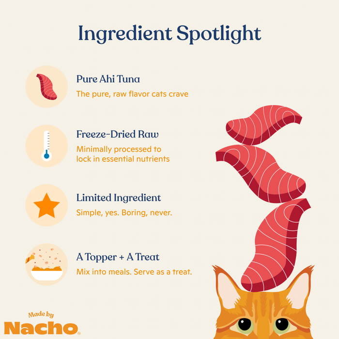 Made By Nacho Freeze Dried Ahi Tuna Cat Treats