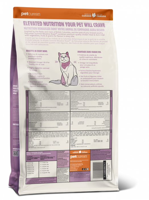 Petcurean Summit Meadow Roast Adult Recipe for Cats