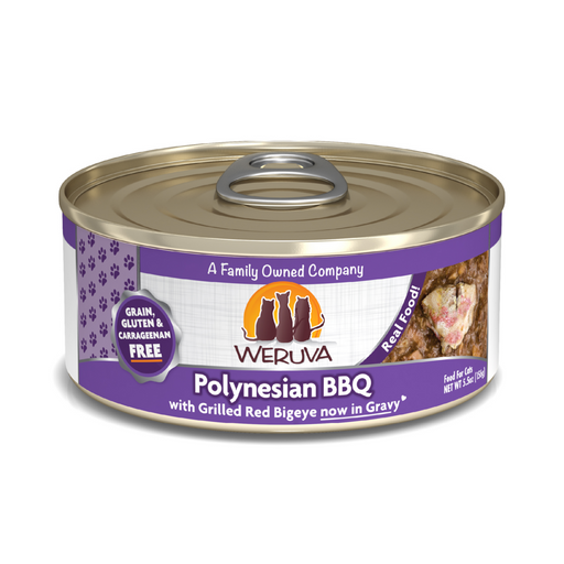 Weruva Polynesian BBQ With Grilled Red Big Eye Canned Cat Food