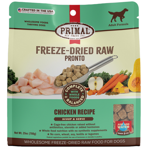 Primal Canine Chicken Formula Freeze-Dried Pronto