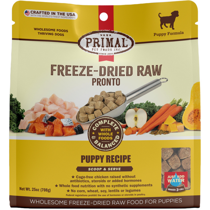 Primal Canine Puppy Formula Freeze-Dried Pronto