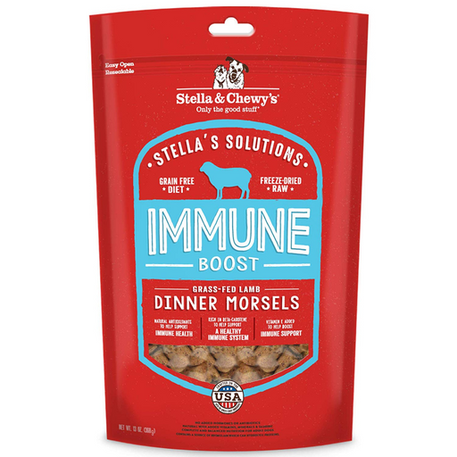 Stella & Chewy's Stella's Solutions Grain Free Immune Boost Grass Fed Lamb Dinner Morsels Freeze-Dried Raw Dog Food