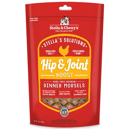 Stella & Chewy's Stella's Solutions Grain Free Hip & Joint Boost Cage Free Chicken Dinner Morsels Freeze-Dried Raw Dog Food