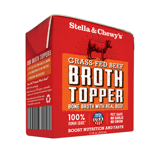 Stella & Chewy's Grass Fed Beef Broth Food Topper for Dogs