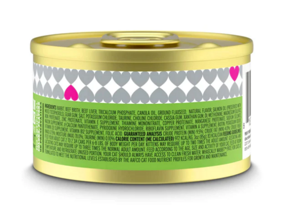 I and Love and You Grain Free Whascally Rabbit Pate Recipe Canned Cat Food