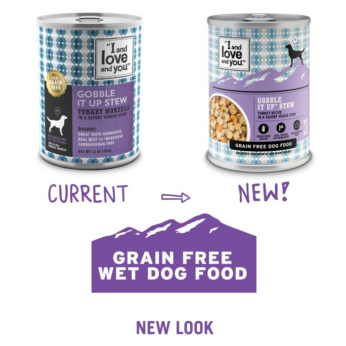 I and Love and You Grain Free Gobble It Up Stew Canned Dog Food