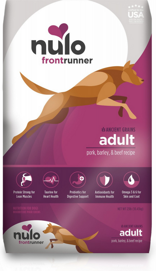 Nulo Frontrunner Adult Dog Pork, Barley & Beef