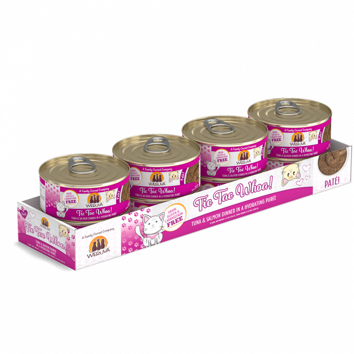 Weruva Classic Cat Pate Tic Tac Whoa! With Tuna & Salmon Canned Cat Food