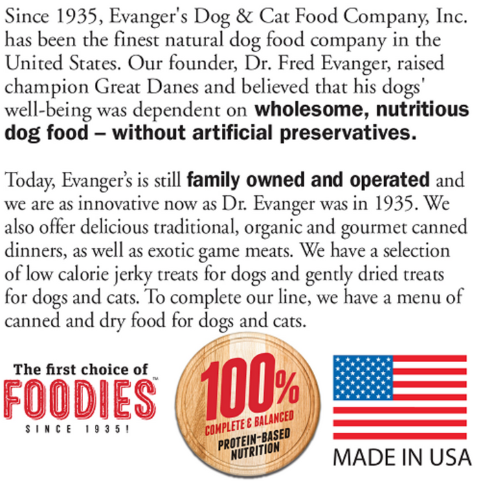 Evangers Classic Chicken and Rice Dinner Canned Dog Food