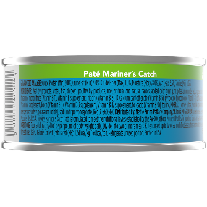 Friskies Pate Mariners Catch Canned Cat Food