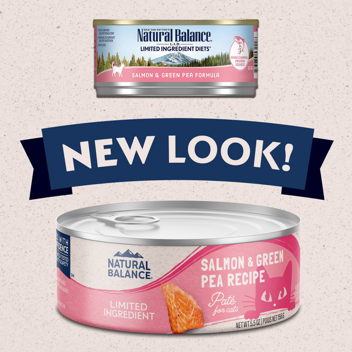 Natural Balance Limited Ingredient Salmon & Green Pea Recipe Canned Wet Cat Food