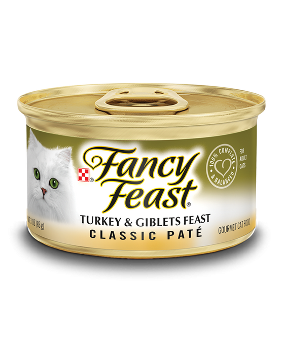 Fancy Feast Classic Turkey and Giblets Feast Canned Cat Food