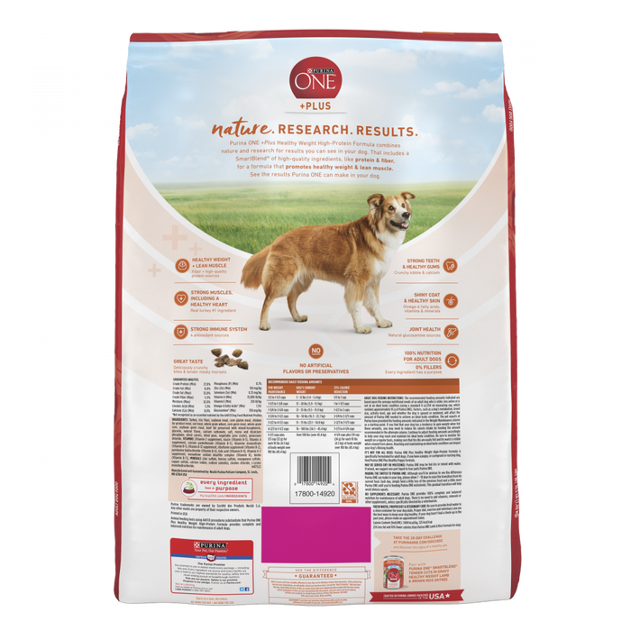 Purina ONE SmartBlend Healthy Weight Turkey Formula Dry Dog Food