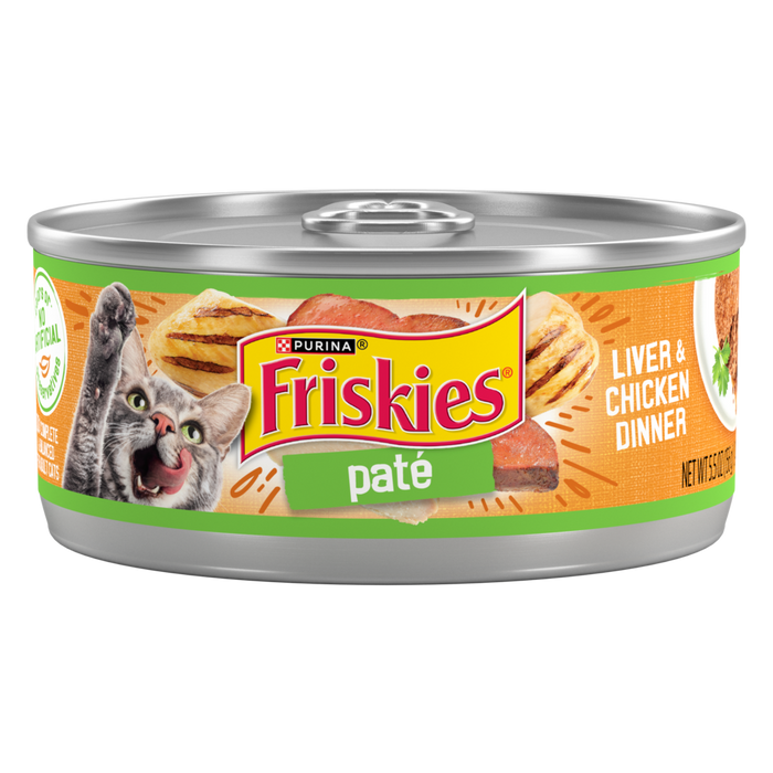 Friskies Pate Liver and Chicken Canned Cat Food