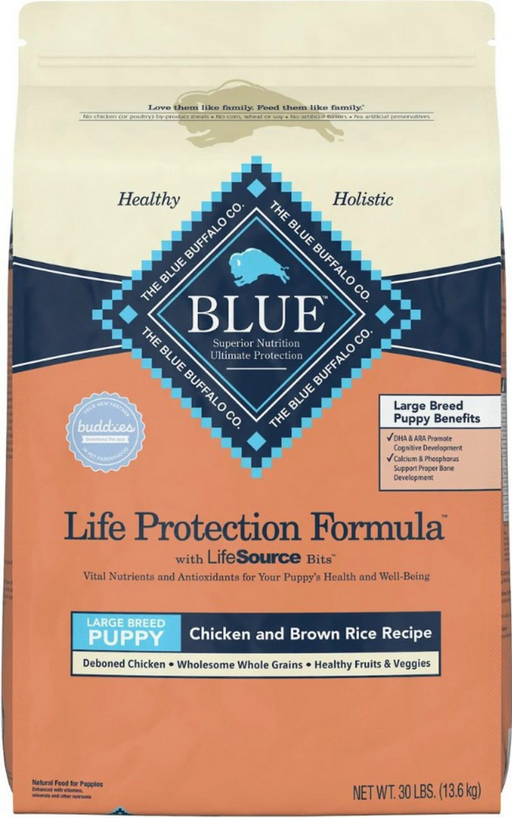 Blue Buffalo Life Protection Formula Large Breed Puppy Chicken & Brown Rice Recipe Dry Dog Food