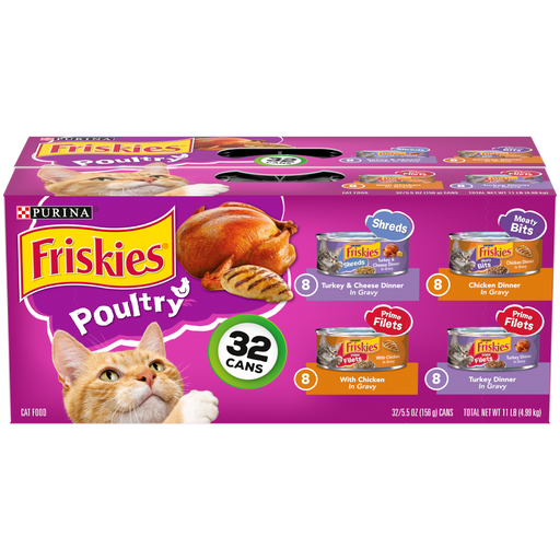 Friskies Poultry Variety Canned Cat Food