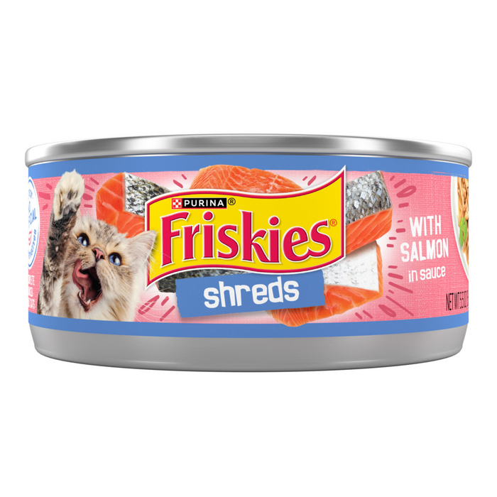 Friskies Savory Shreds Salmon in Sauce Canned Cat Food