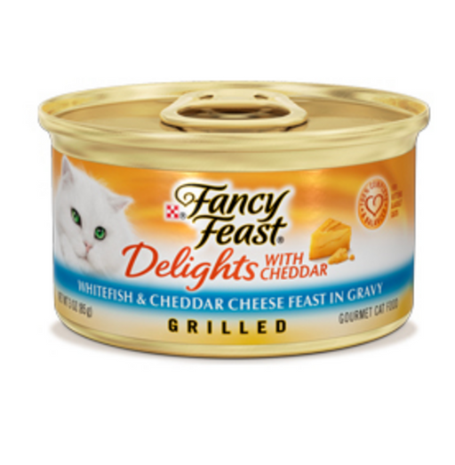 Fancy Feast Delights Whitefish and Cheddar Cheese Canned Cat Food