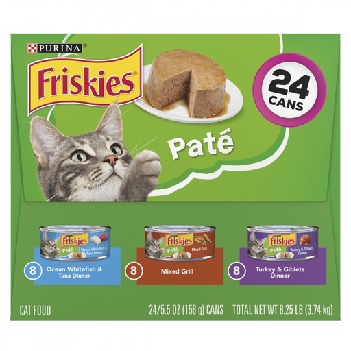 Friskies Classic Pate Variety Pack Canned Cat Food