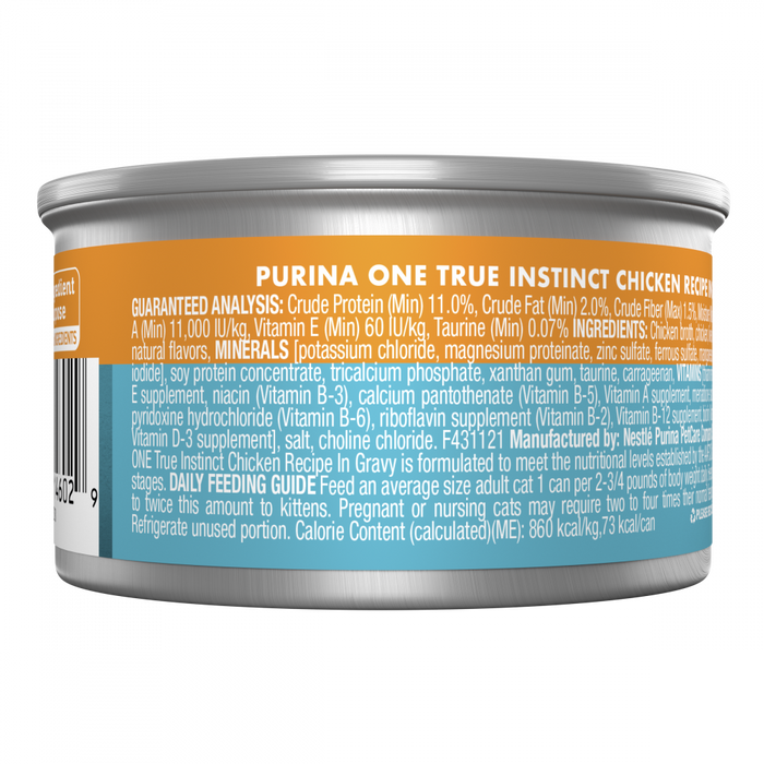 Purina ONE Chicken Cuts in Gravy Canned Cat Food