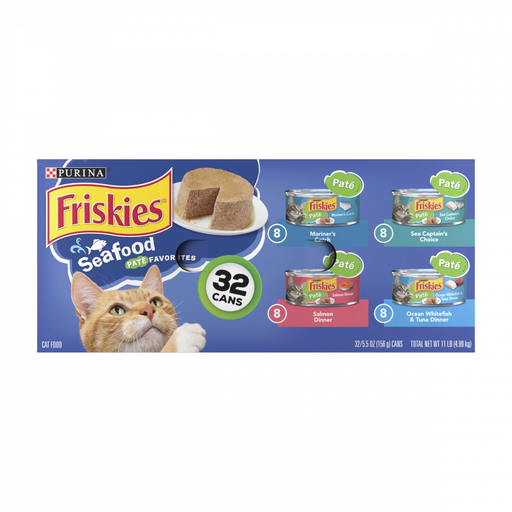 Friskies Seafood Variety Pack Canned Cat Food