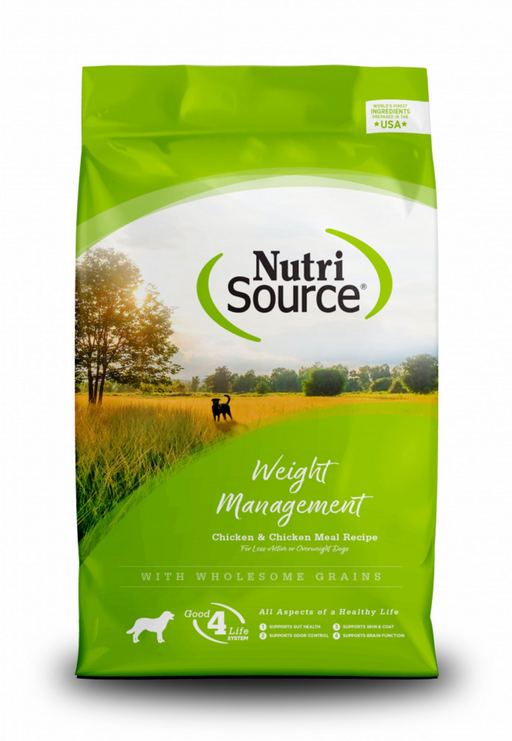 NutriSource Weight Management Chicken and Chicken Meal Dry Dog Food