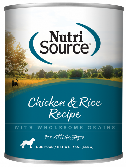 NutriSource Adult Chicken & Rice Canned Dog Food