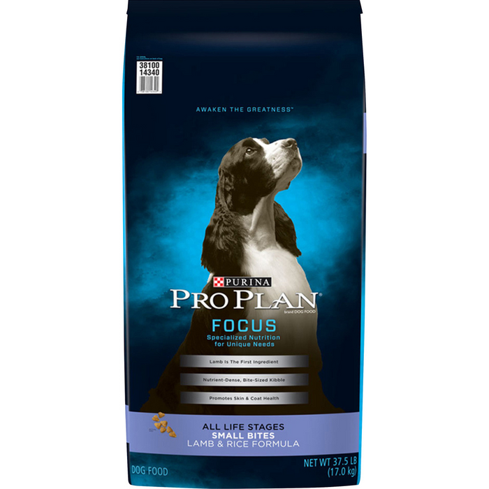 Purina Pro Plan All Life Stages Small Bites 27/17 Lamb & Rice Dry Dog Food