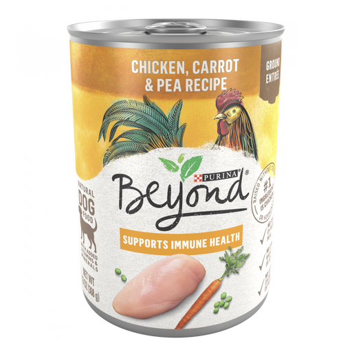 Purina Beyond Ground Entree Grain Free Chicken, Carrot, and Pea Recipe Canned Dog Food