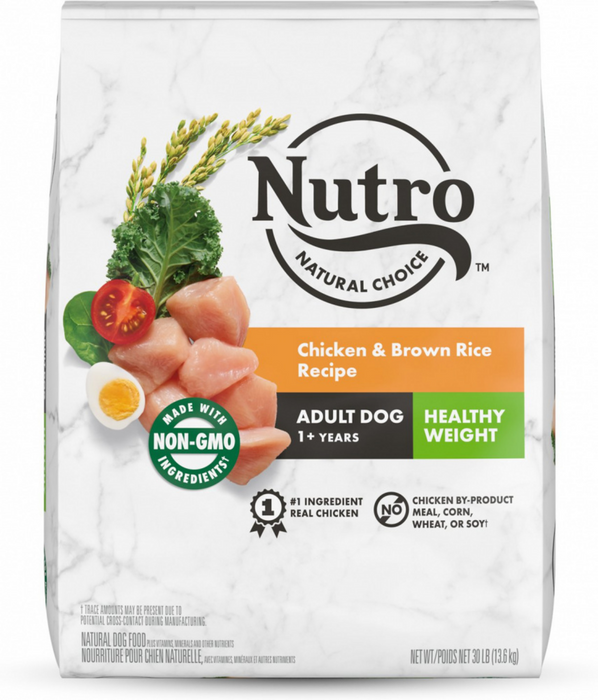 Nutro Wholesome Essentials Healthy Weight Adult Farm-Raised Chicken, Lentils & Sweet Potato Dry Dog Food