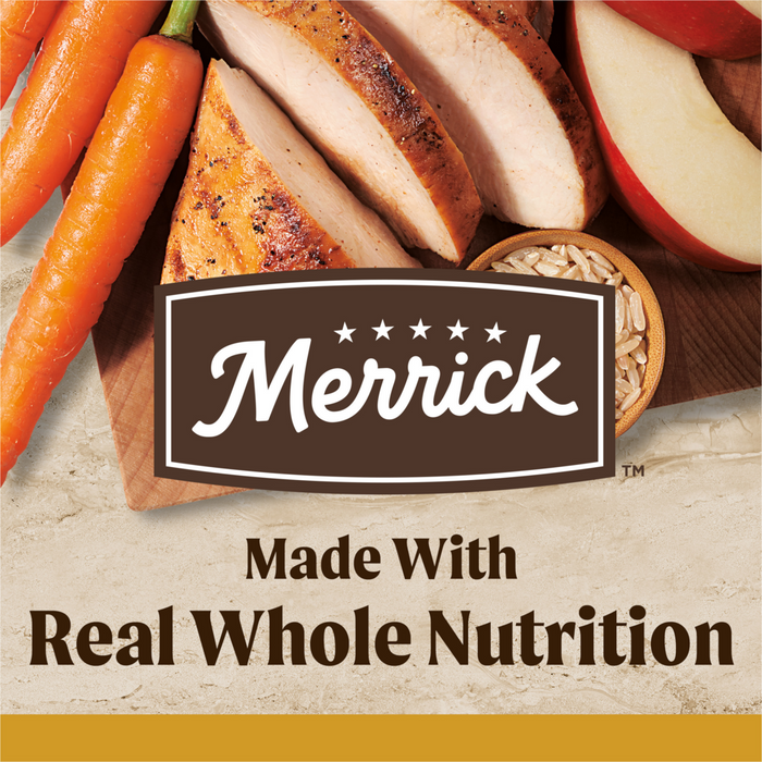 Merrick Healthy Grains Premium Adult Dry Dog Food Wholesome And Natural Kibble With Chicken And Brown Rice