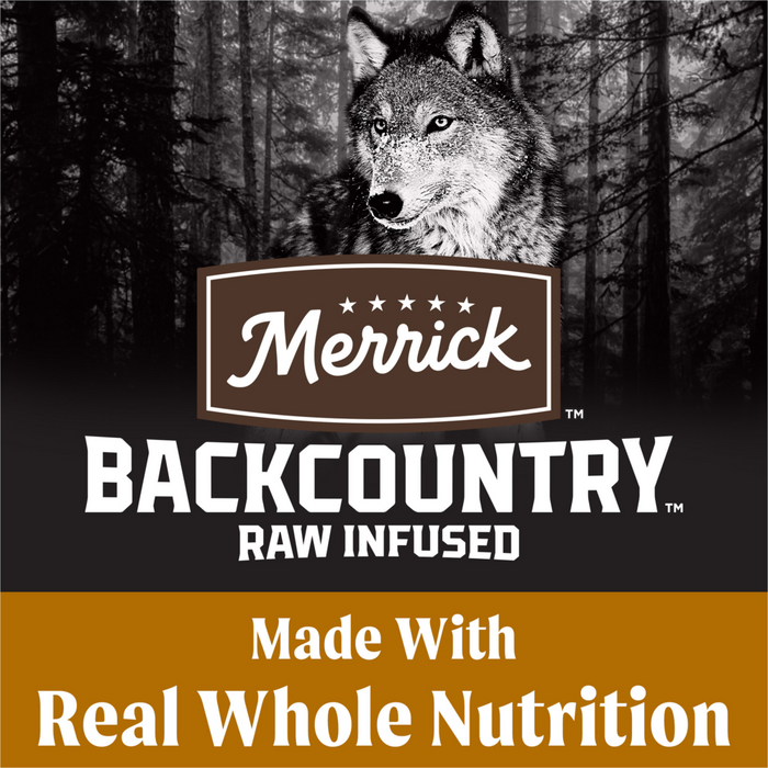 Merrick Backcountry Raw Infused Grain Free Big Game Recipe Freeze Dried Dog Food