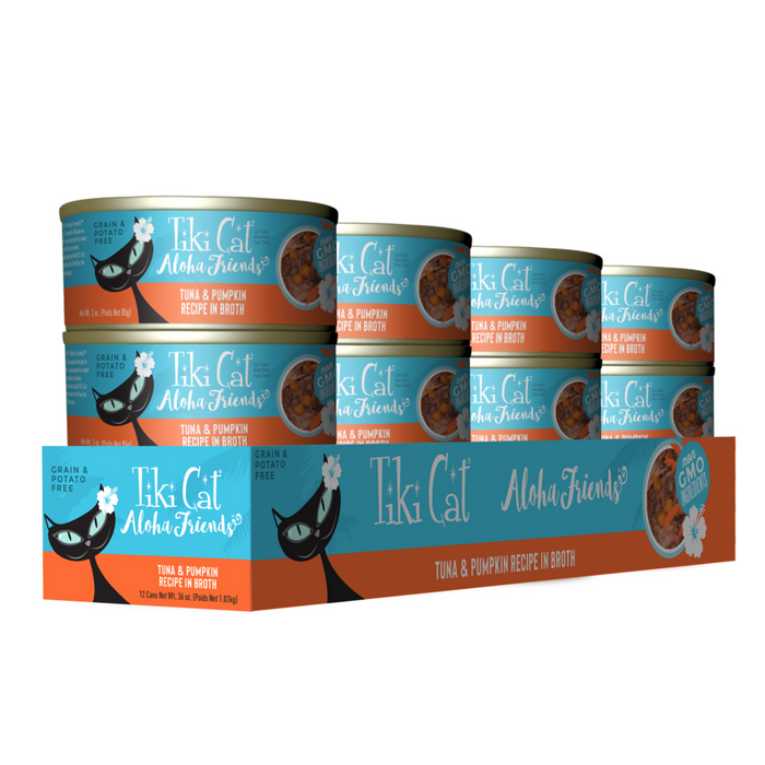 Tiki Cat Aloha Friends Grain Free Tuna with Pumpkin Canned Cat Food