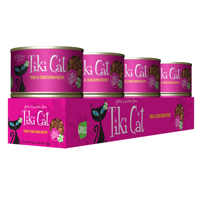 Tiki Cat Luau Grain Free Tuna In Crab Surimi Consomme Canned Cat Food